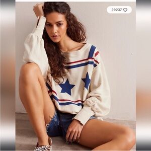 NWOT Free people, stars and stripes Camden